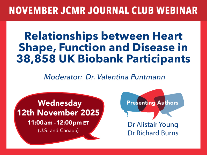 November JCMR Journal Club Webinar Photo