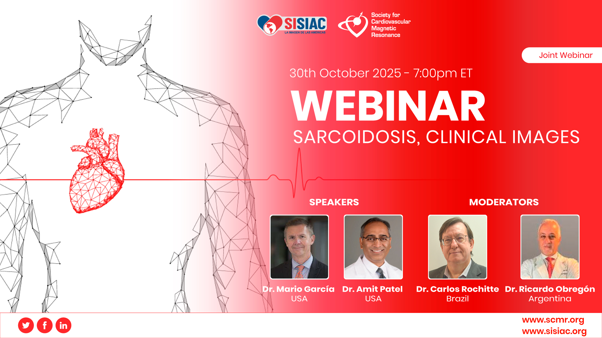 SCMR/SISIAC Joint Webinar – Sarcoidosis, Clinical Image Photo
