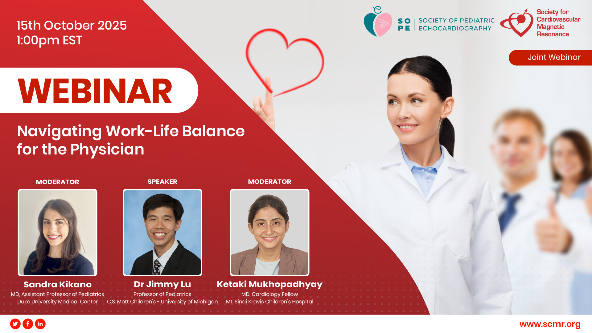 SCMR/SOPE Joint Webinar – Navigating Work-Life Balance for the Physician Photo
