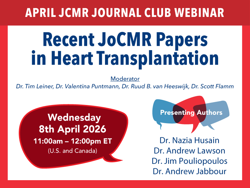 April 2026 JCMR Journal Club Webinar Photo