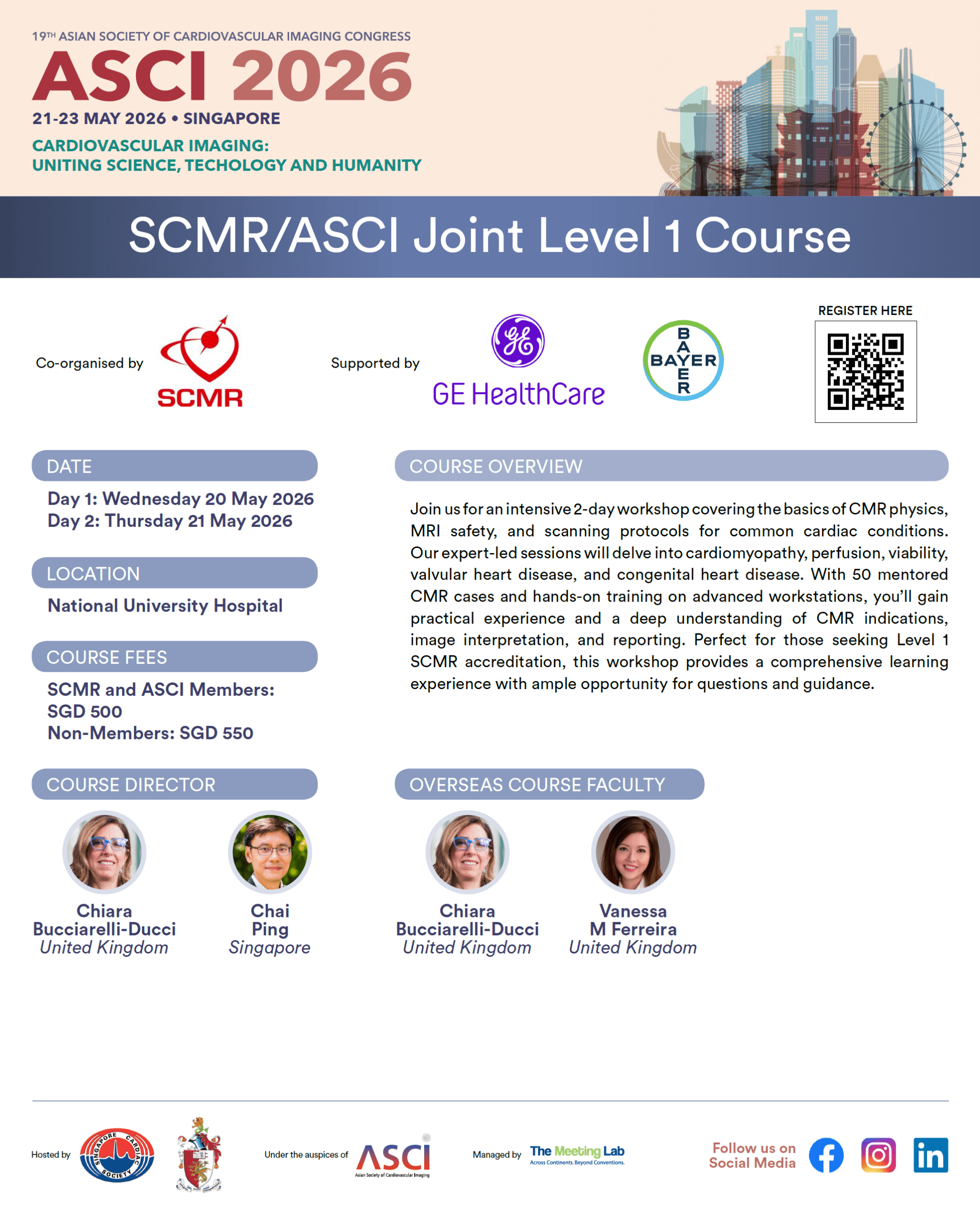 SCMR-ASCI Joint Level I Course Photo