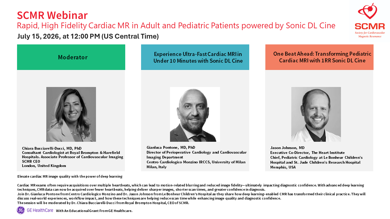 Rapid, High Fidelity Cardiac MR in Adult and Pediatric Patients powered by Sonic DL Cine Photo